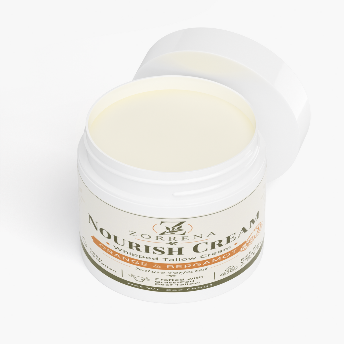 Tallow Cream Orange & Bergamot