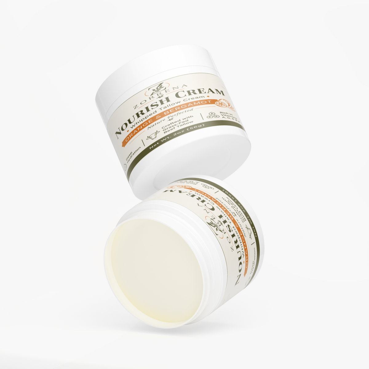 Tallow Cream Orange & Bergamot