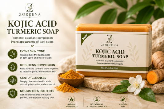 Zorrena Kojic Acid Turmeric Soap